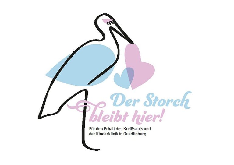 Der Storch bleibt hier! – Harzer GRÜNE starten Mitmach Aktion für den Erhalt von Kreißsaal und Kinderklinik in Quedlinburg
