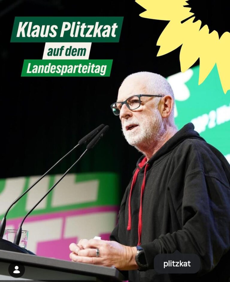 Klaus Plitzkat als Direktkandidat im Wahlkreis 15